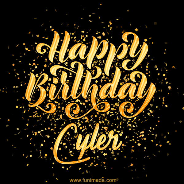 Happy Birthday Card for Cyler - Download GIF and Send for Free