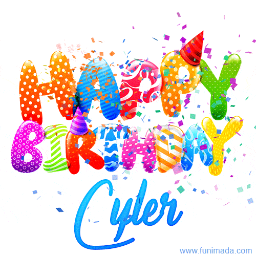 Happy Birthday Cyler - Creative Personalized GIF With Name