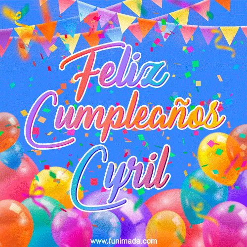 Feliz Cumpleaños Cyril (GIF)