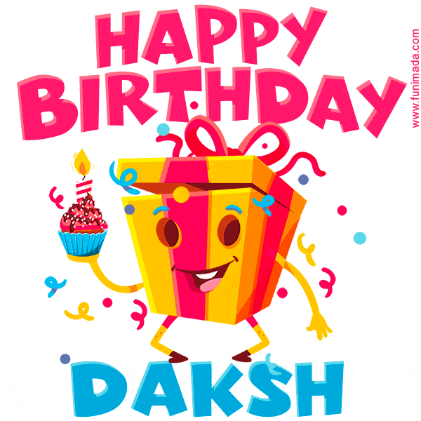Funny Happy Birthday Daksh GIF
