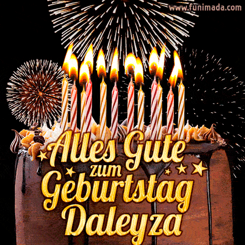 Alles Gute zum Geburtstag Daleyza (GIF)
