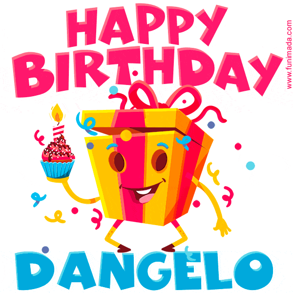 Funny Happy Birthday Dangelo GIF
