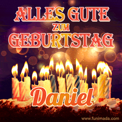 Alles Gute zum Geburtstag Daniel (GIF)