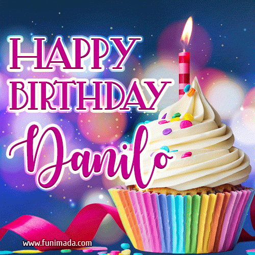 Happy Birthday Danilo - Lovely Animated GIF