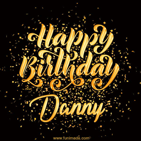 Happy Birthday Card for Danny - Download GIF and Send for Free