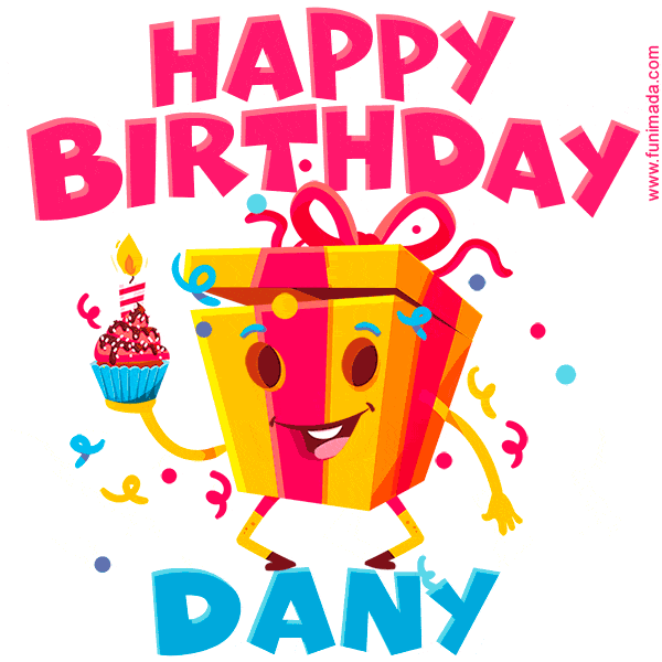 Funny Happy Birthday Dany GIF