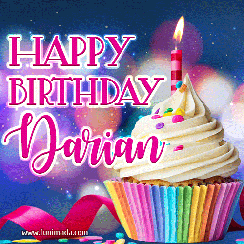 Happy Birthday Darian - Lovely Animated GIF