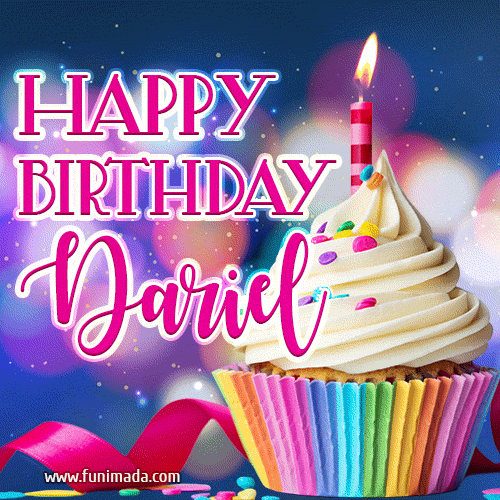 Happy Birthday Dariel - Lovely Animated GIF