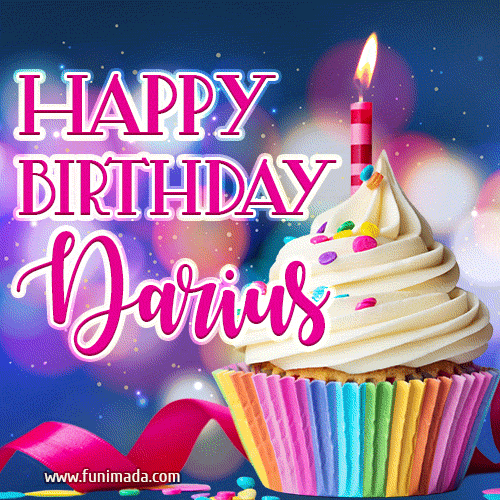 Happy Birthday Darius - Lovely Animated GIF