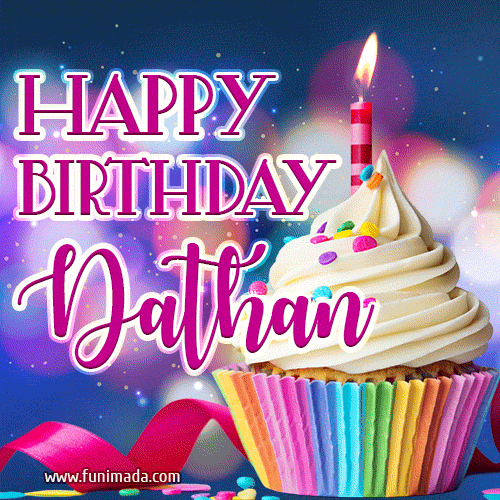 Happy Birthday Dathan - Lovely Animated GIF