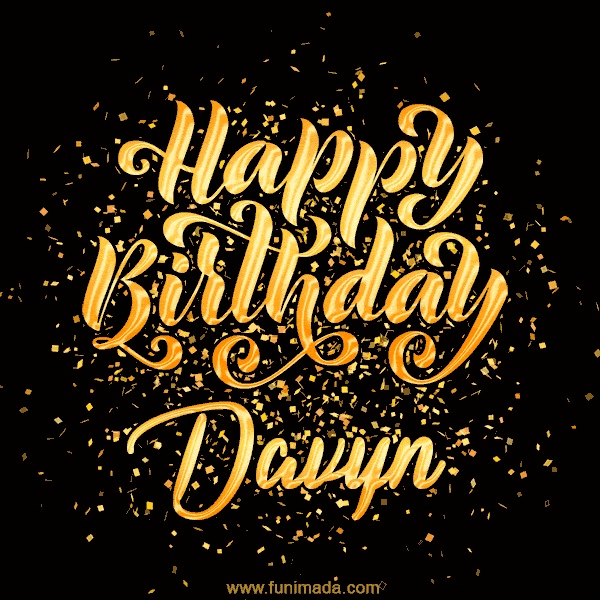 Happy Birthday Card for Davyn - Download GIF and Send for Free
