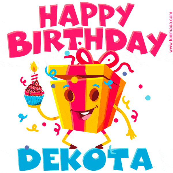 Funny Happy Birthday Dekota GIF