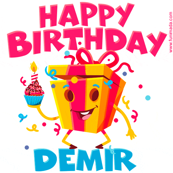 Funny Happy Birthday Demir GIF