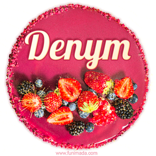 Happy Birthday Denym GIFs - Download on Funimada.com