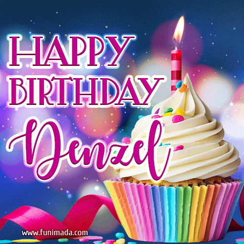 Happy Birthday Denzel - Lovely Animated GIF