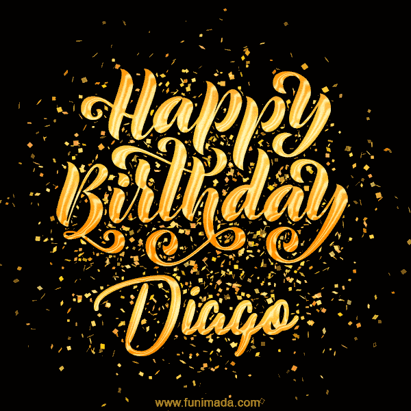 Happy Birthday Card for Diago - Download GIF and Send for Free
