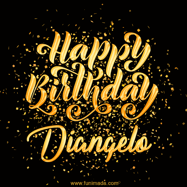 Happy Birthday Card for Diangelo - Download GIF and Send for Free