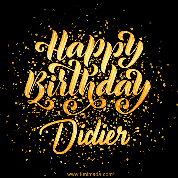 Happy Birthday Card For Didier Download Gif And Send For Free Download On Funimada Com