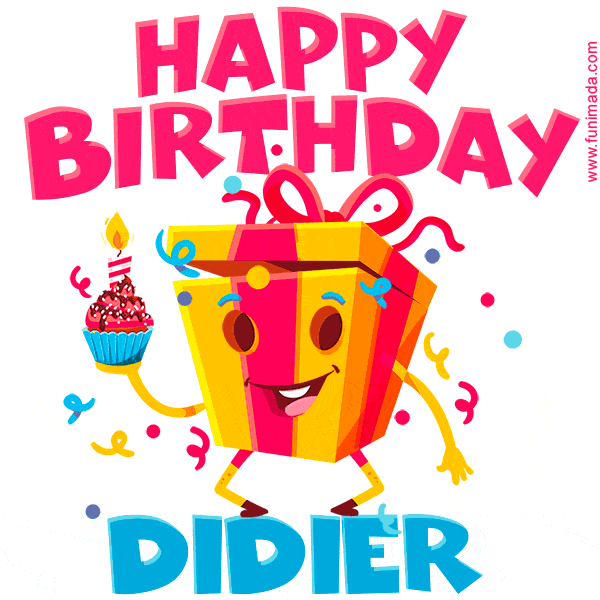 Funny Happy Birthday Didier Gif Download On Funimada Com