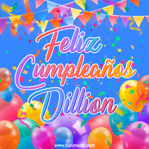 Feliz Cumpleaños Dillion (GIF)
