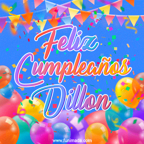Feliz Cumpleaños Dillon (GIF)