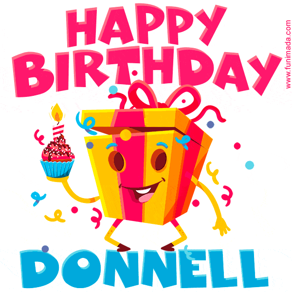 Funny Happy Birthday Donnell GIF
