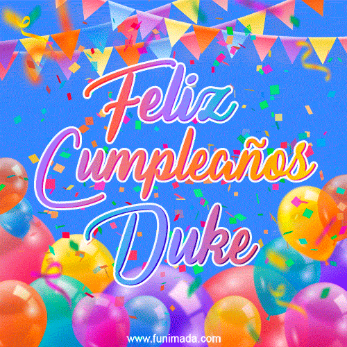 Feliz Cumpleaños Duke (GIF)