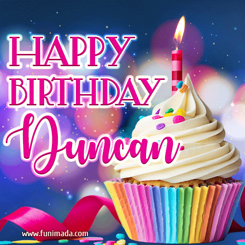 Happy Birthday Duncan - Lovely Animated GIF