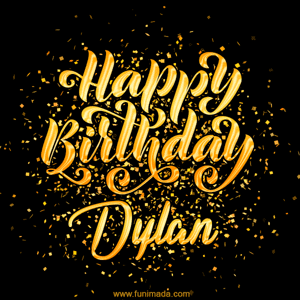 Happy Birthday Card for Dylan - Download GIF and Send for Free