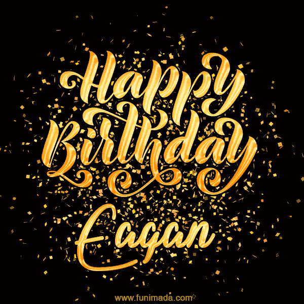 Happy Birthday Card for Eagan - Download GIF and Send for Free