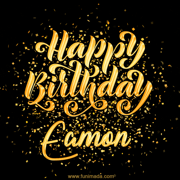 Happy Birthday Card for Eamon - Download GIF and Send for Free