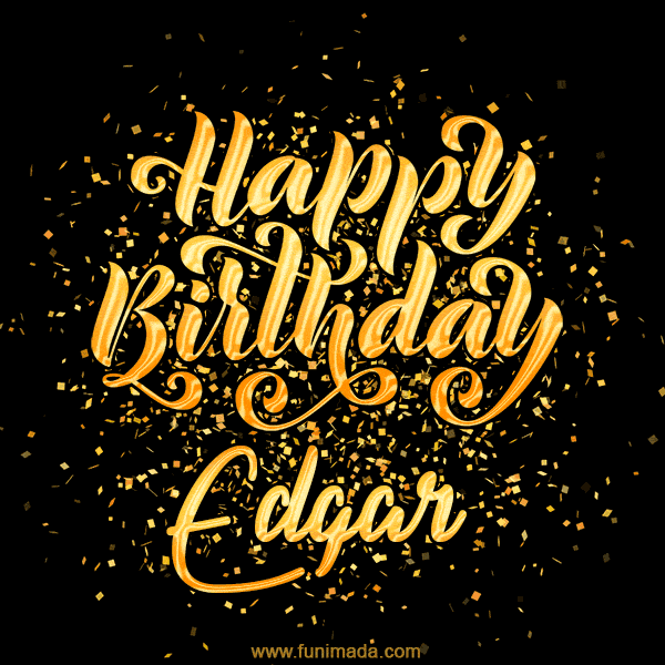 Happy Birthday Card for Edgar - Download GIF and Send for Free