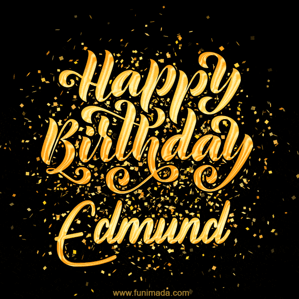 Happy Birthday Card for Edmund - Download GIF and Send for Free