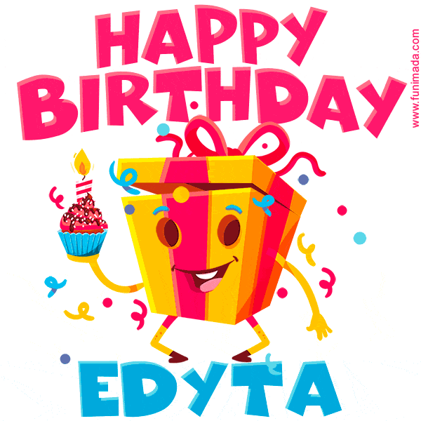 Funny Happy Birthday Edyta GIF