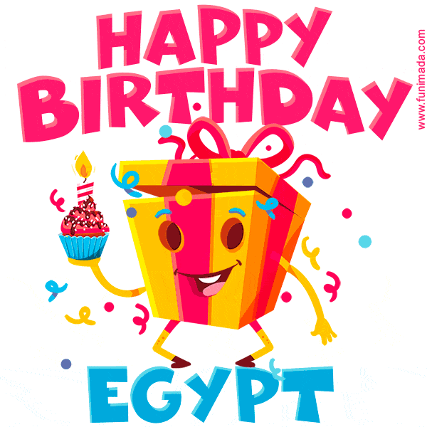 Funny Happy Birthday Egypt GIF