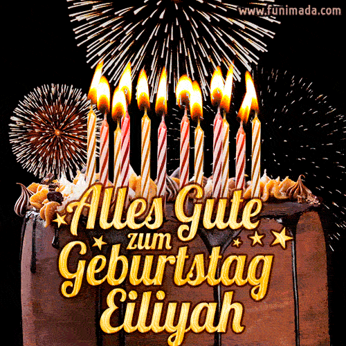 Alles Gute zum Geburtstag Eiliyah (GIF)