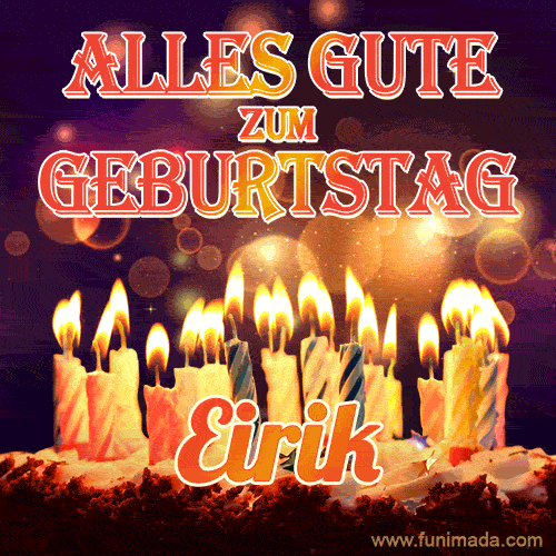 Alles Gute zum Geburtstag Eirik (GIF)