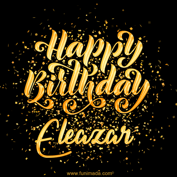 Happy Birthday Card for Eleazar - Download GIF and Send for Free