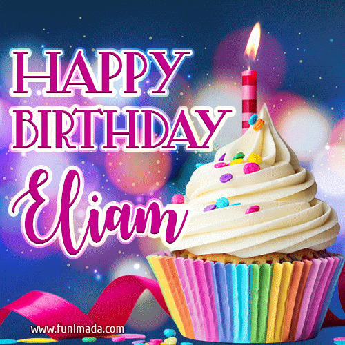 Happy Birthday Eliam - Lovely Animated GIF