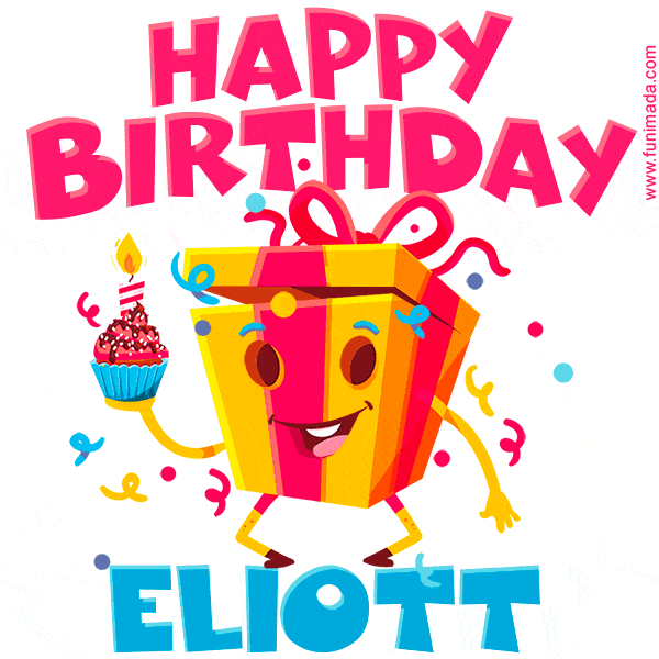 Funny Happy Birthday Eliott GIF