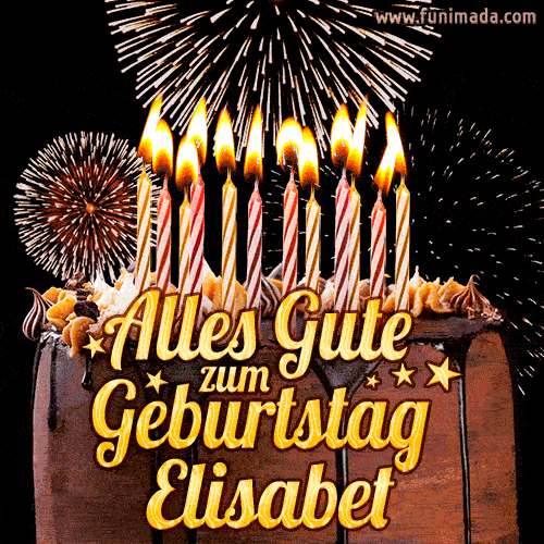 Alles Gute zum Geburtstag Elisabet (GIF)