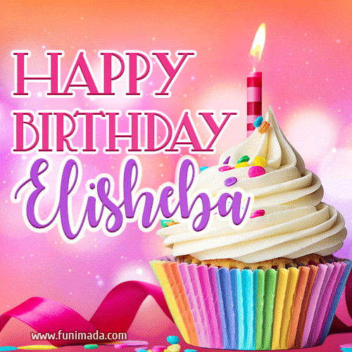 Happy Birthday Elisheba - Lovely Animated GIF