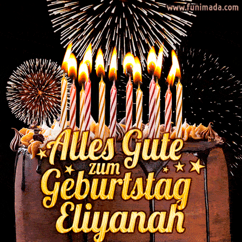 Alles Gute zum Geburtstag Eliyanah (GIF)