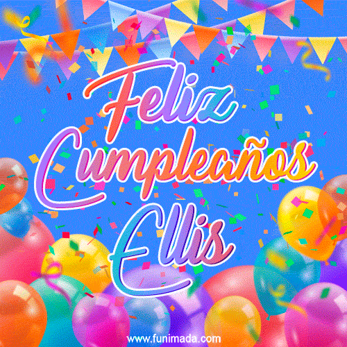 Feliz Cumpleaños Ellis (GIF)