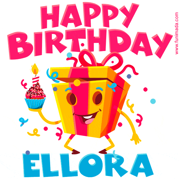 Funny Happy Birthday Ellora GIF
