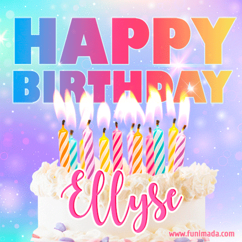 Funny Happy Birthday Ellyse GIF