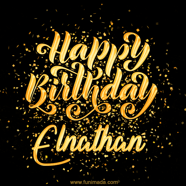 Happy Birthday Card for Elnathan - Download GIF and Send for Free