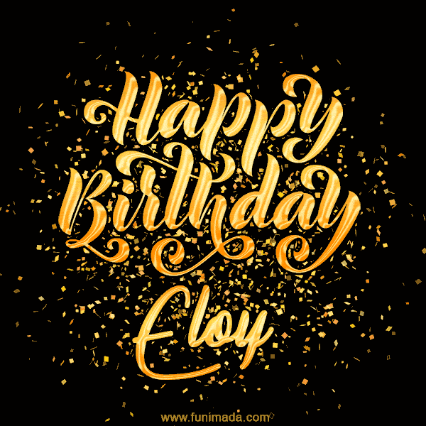 Happy Birthday Card for Eloy - Download GIF and Send for Free