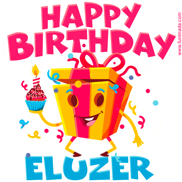 Funny Happy Birthday Eluzer GIF
