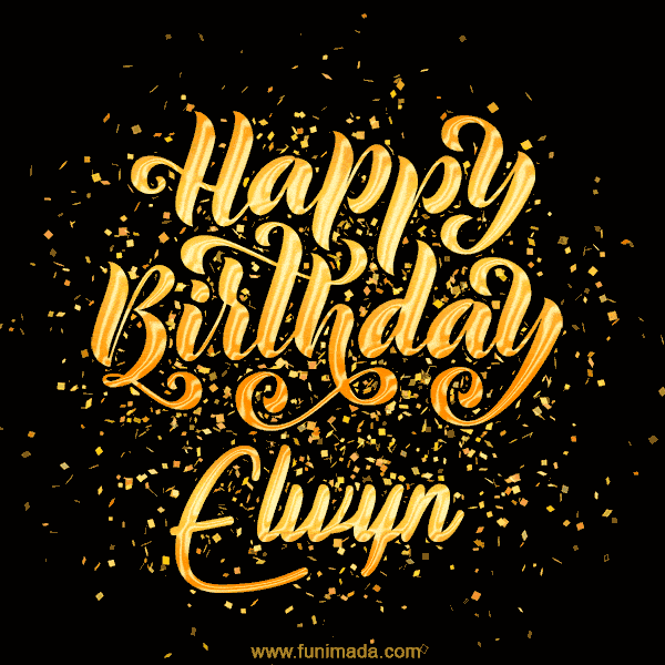 Happy Birthday Card for Elwyn - Download GIF and Send for Free